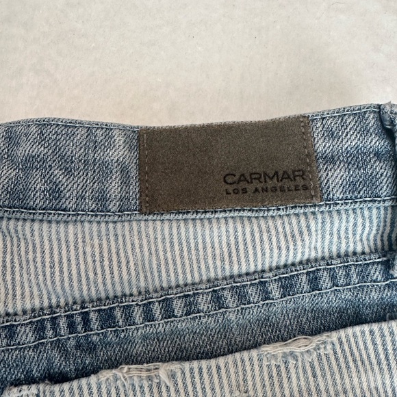 Multi-Patterned Jean Shorts - Picture 3 of 3